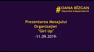 Prezentarea Mesajului Organizaţiei 