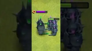 Max Pekka vs 3x Level 1 Pekka - Clash Of Clans #clashofclans #coc #shorts