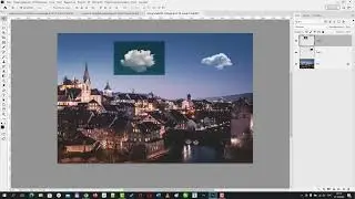 Добавляем облака на безоблачное небо в Фотошопе