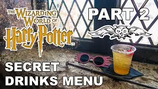 TRYING WIZARDING WORLD OF HARRY POTTER SECRET DRINKS | Universal Studios Orlando (Part 2)