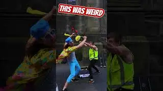 what's going on here! Fringe Festival Street PERFORMER! #edinburghfringefestival #fringe
