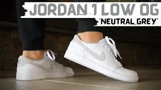 Great To Have This 1985 OG Colorway Back! Jordan 1 Low 'Neutral Grey' Detailed Review!
