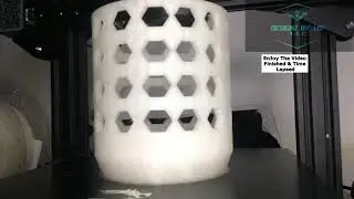 3D Printed Candle Holder with Multicolored Filament #3dprinting #Shorts