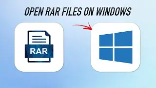 How To Open RAR Files On Windows(Extract)