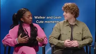 Walker Scobell & Leah Jeffries - Cute moments