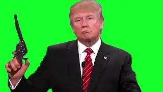 Free Trump Shoots Green Screen Chroma