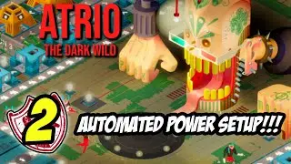 Atrio gameplay - Researching a torch and setting up automated picker pal fuel depot -#2