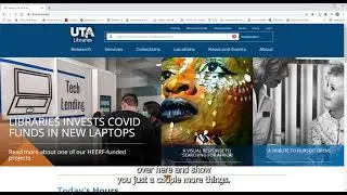 Intro to UTA Libraries Website | UTA Libraries