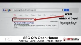 SEMeasy - SEO Question and Answer Session | Open to All Members!