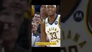 Fastest Bucket 🥶 #trending #nba #shorts #viral #basketball