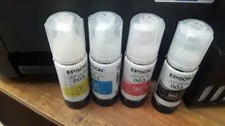 Cara isi tinta Printer EPSON L3210 untuk pertama kalinya