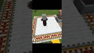 How to troll mobs in Minecraft #minecraft #short #mcpe