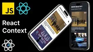 React Context. Switching between dark and light themes. React news app. [13]