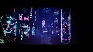 Cyberpunk Neon Blueprint / Unreal Engine