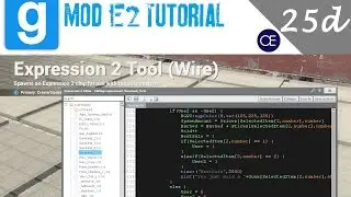 [Gmod] Expression 2 Tutorial 25d: Common Matrix Commands