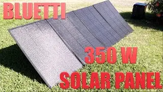 Bluetti 350w Solar Panel (running a fridge freezer and TV)