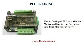 How to Configure PLC as a Modbus Master and how to read  write the data from Modbus slave device