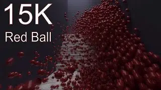 15000 Red Ball on Stairs