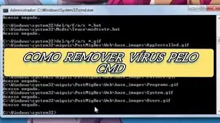 Como Remover VÍRUS Pelo CMD, Sem Programa