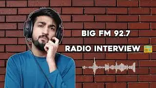 My Radio interview on Big FM 92.7 with Khurafati Nitin.