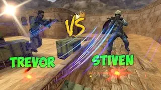 CS 1.6 №2 Trevor VS Stiven (GamePlay)