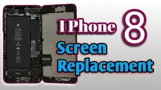 iphone 8 screen replacement, step by step, very easy steps by H&F
