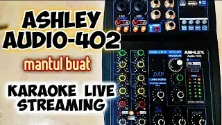 ASHLEY AUDIO-402 karaoke mixer with professional audio quality.