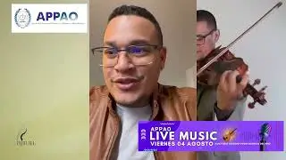 APPAO LIVE MUSIC - INVITACIÓN CEREMONIA ANIVERSARIO