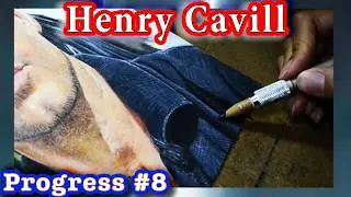 Drawing Henry Cavill- real-time progress #8 | Shirt pattern|