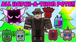 HATCH-A-THON EXCLUSIVE PETS SHOWCASE!!! (Bubble Gum Clicker)