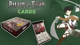 Коллекционные карты по Атаке Титанов! Распаковка и первое впечатление | Attack on Titan cards