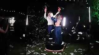 360 Video Booth at a Wedding | Slow Motion Booth Outdoor Setup — Bucharest, Romania