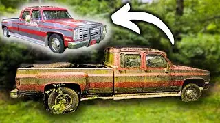 Lowering My 87 C30 Dually! 3/4 Drop Kit Installed!