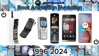 Motorola Boot Animation Evolution 1996-2024 