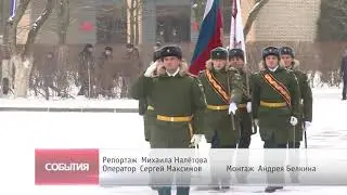 Принятие военной присяги в войсковой части 11300