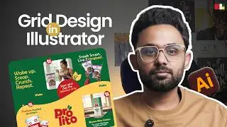 How to design Grid in Illustartor (Tips & Tricks) | Quick Tutorial