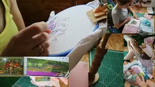 EMBROIDERY OF LARGE AND MEDIUM PAINTINGS/+MOTIVATION FOR EMBROIDERY/FINALLY I DID IT/ANNA ANANCHIK