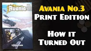 Avania #3 - Printed Webcomic - How it turned out