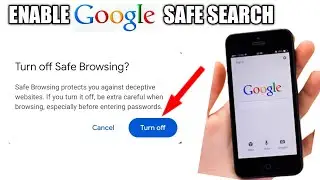 HOW TO ENABLE GOOGLE SAFE SEARCH FILTER ON GOOGLE CHROME - TURN ON SAFE BROWSING