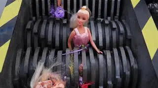 shredder VS Shredding  barbie doll Amazing video#23 curious baby