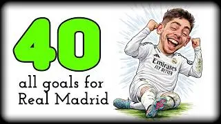 no HYPE just FOOTBALL (Fede Valverde all Goals for Real Madrid)
