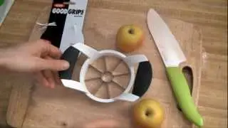 OXO Apple Corer and Divider Review and Demonstration
