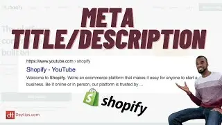 Shopify Meta Title & Meta Descriptions Explained | How To Change Meta Title & Description in Shopify