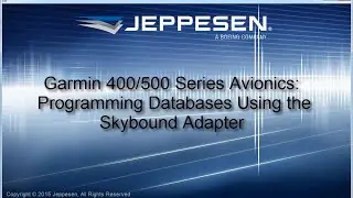 JDM for Windows: Downloading Data for Programming to Garmin 400/500 Series Avionics