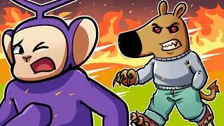 ESCAPE FROM CHILL GUY! | Tinky Winky Plays: Roblox Survive Chill Guy