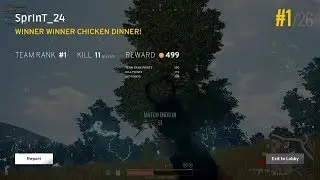 PUBG PC 23 KILLS GAME with RTX NADE and SPRINT_24