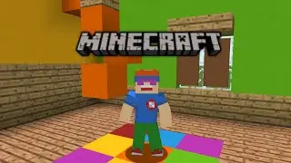 Nick the Inventor dances in Minecraft
