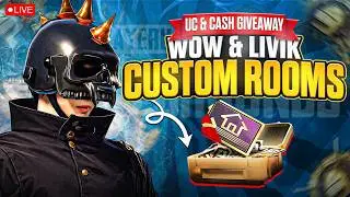 Pubg Mobile Live Custom Rooms | Wow Rooms Live Pubg | Uc & Cash Rooms