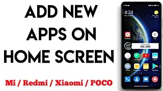 How To Add New Apps On Home Screen In Mi  | Home Screen Pe Apps Kaise Add Kare