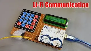 EASIEST Li-Fi Project Using Arduino | Data Transmission Using Light Signals Arduino LiFi Technology